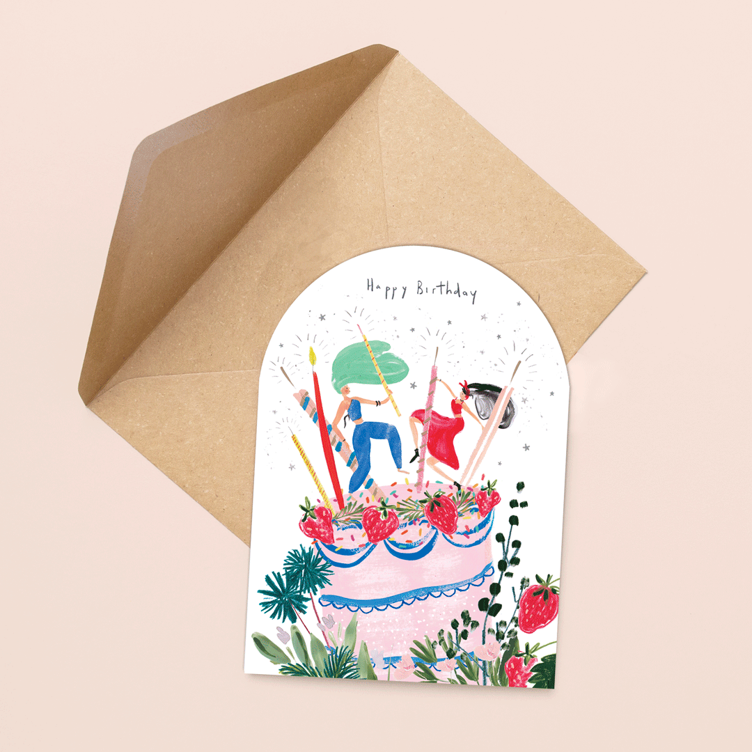 Birthday Card Cake